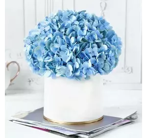 Букет із мильних квітів "Блакитна гортензія"